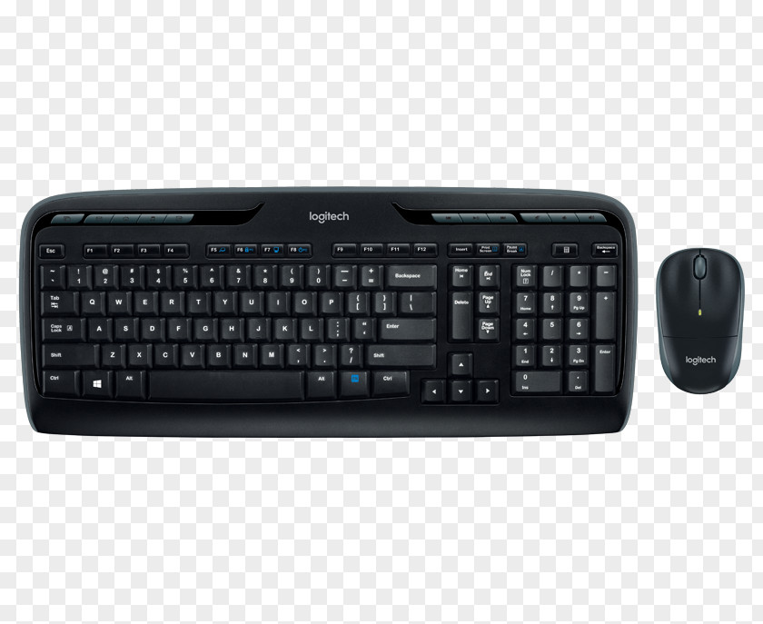 Combination Computer Keyboard Mouse Logitech Wireless PNG