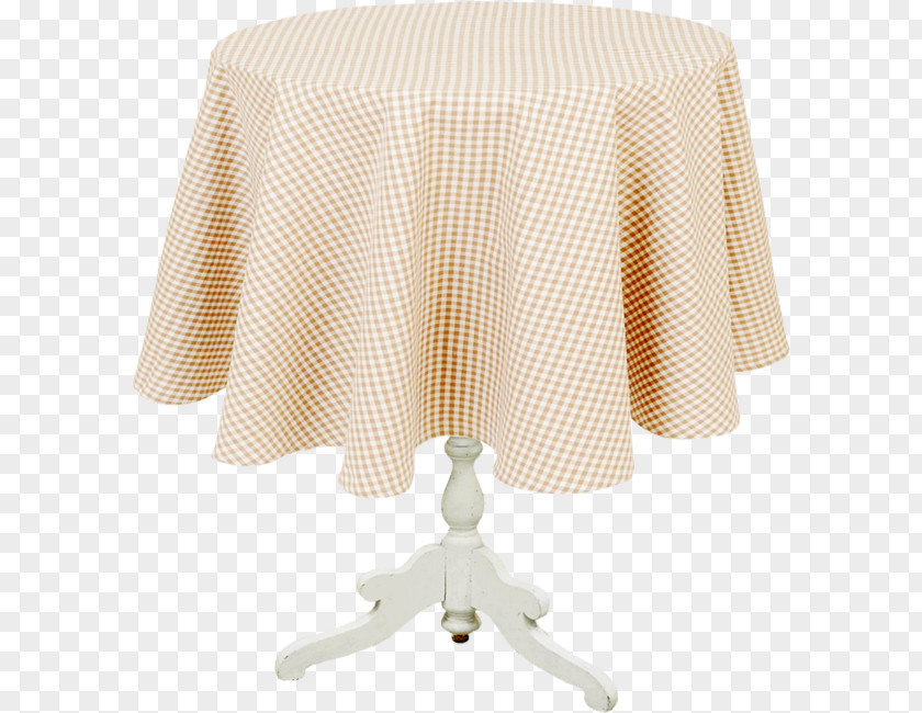 Design Tablecloth Beige PNG