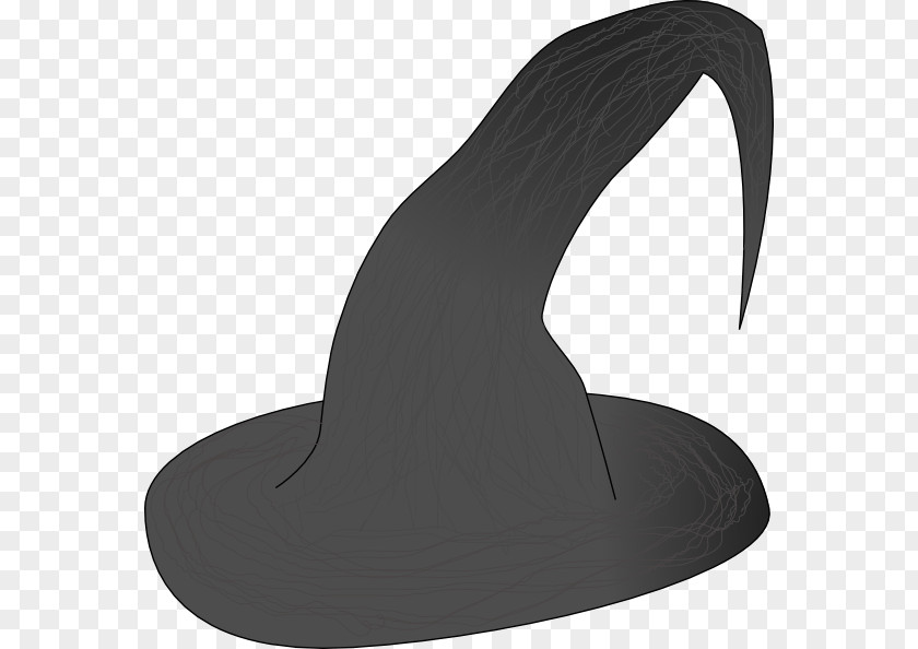 Gandalf Hat File Black And White PNG