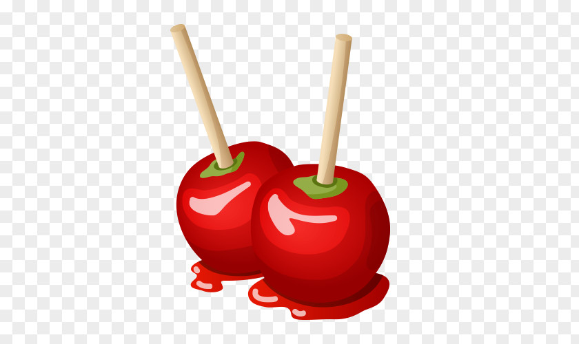 Hand-painted Candy Apple Caramel Toffee PNG