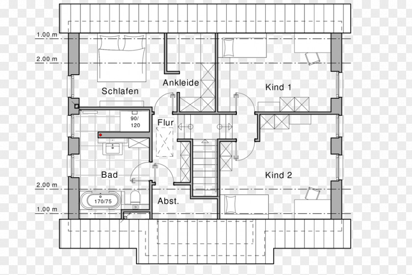 House Floor Plan Gable Roof Architecture Kitchen PNG