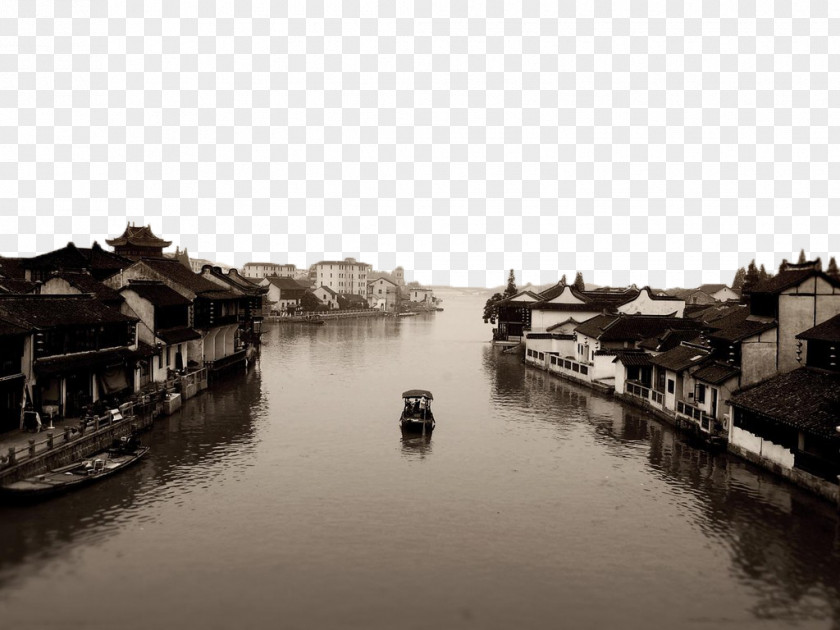 Jiangnan Town Grand Canal Zhujiajiao Ode To Gallantry DUX Oriental Restaurant Wallpaper PNG