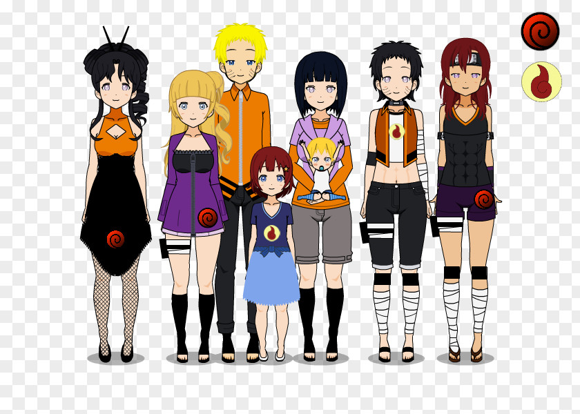 Naruto Family Hinata Hyuga Uzumaki Sasuke Uchiha And PNG