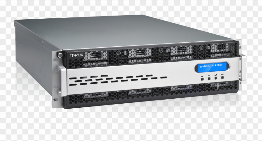 Rack Network Storage Systems Thecus N16000PRO Data Computer Servers PNG