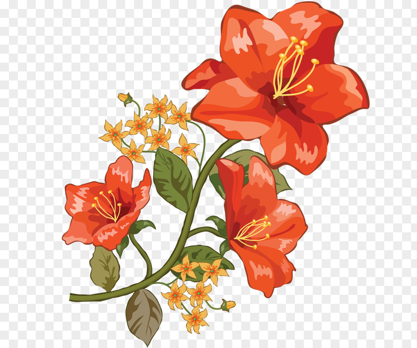Red Flower Headpiece For Women Clip Art Image Download PNG