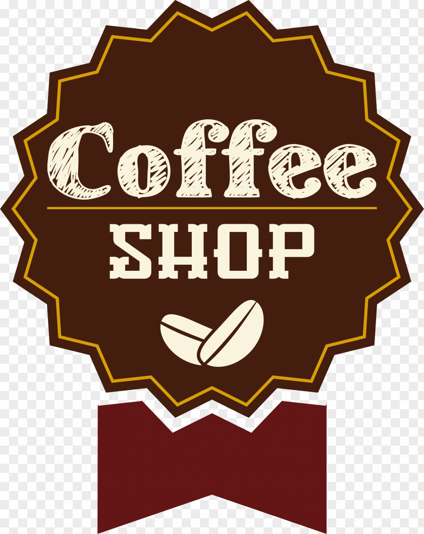 Dark Coffee Label Cafe Paper PNG