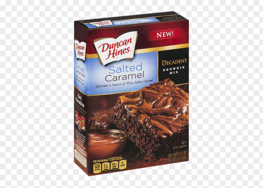 Ice Cream Chocolate Brownie Caramel Salt Cake PNG