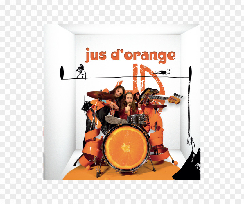 Jus Orange Bass Drums Juice Graphic Design PNG