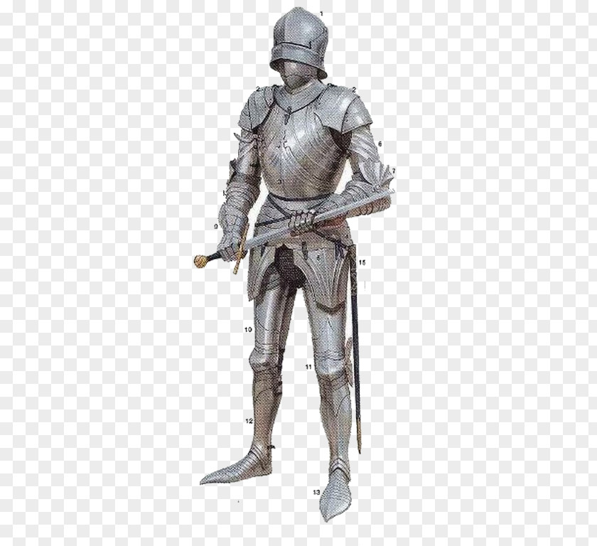 Knight Armor Design 15th Century Middle Ages Plate Armour PNG