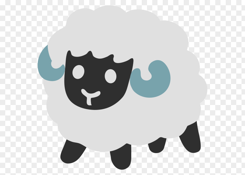 Sheep Emoji Whiskers Noto Fonts PNG