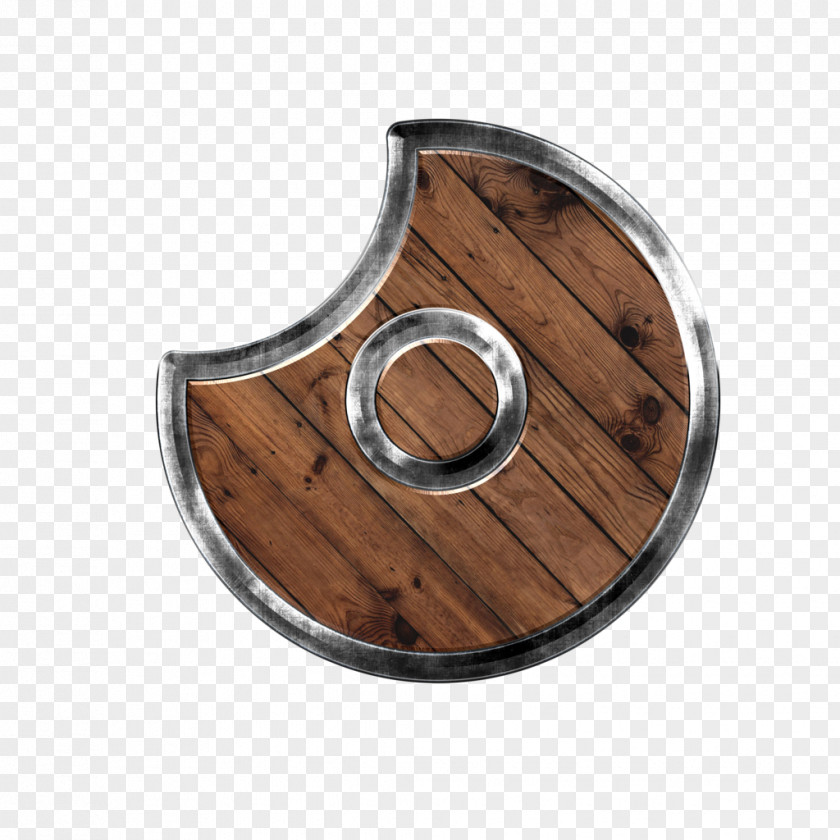 Simple Shield Wood Dungeons & Dragons Fantasy Painting PNG