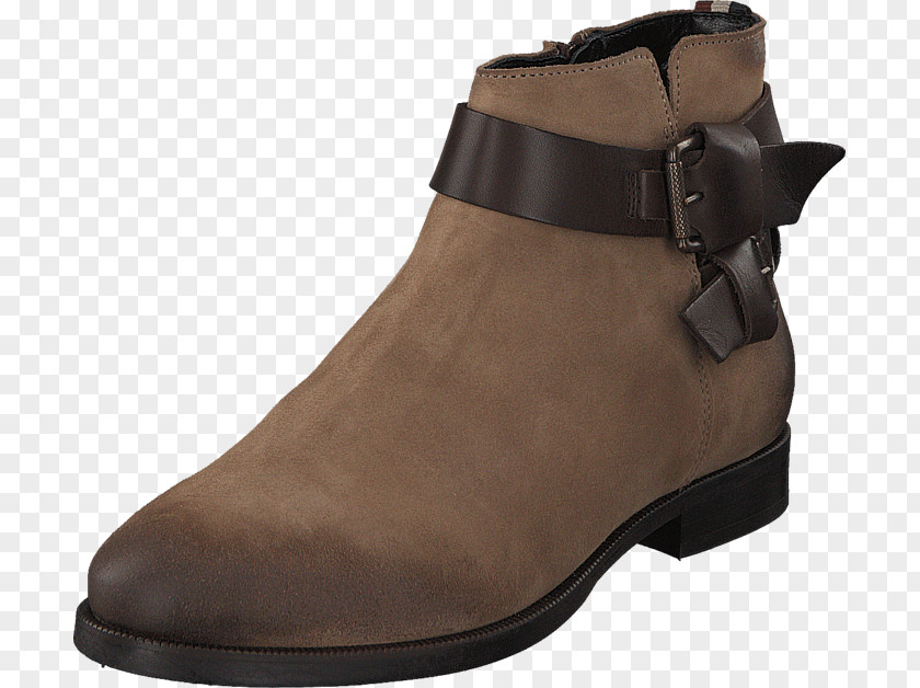 Tommy Hilfiger Suede Brown Shoe Leather Boot PNG