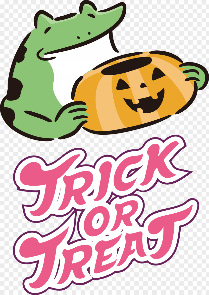 TRICK OR TREAT Happy Halloween PNG