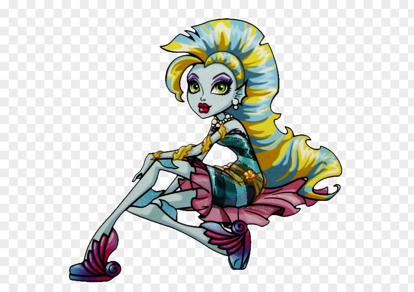Ghoul Lagoona Blue Monster High Doll Clip Art PNG