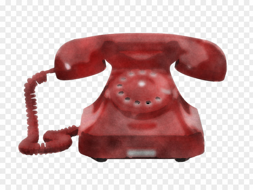 Toy Telephone Red Pink Figurine PNG