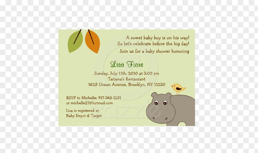Birth Announcement Wedding Invitation Green Baby Shower Convite PNG