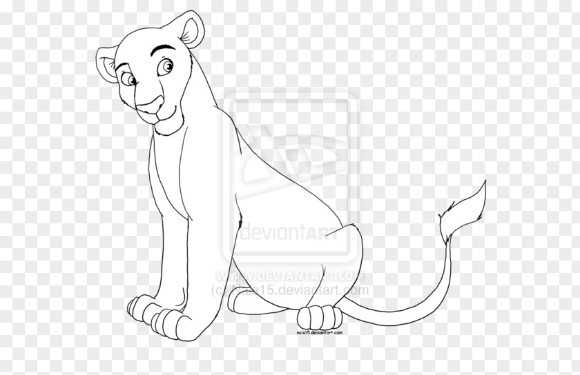Lion Whiskers Cat Mammal Paw PNG