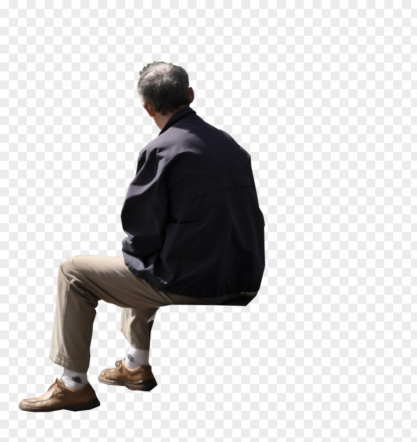 Sitting Man Clip Art PNG
