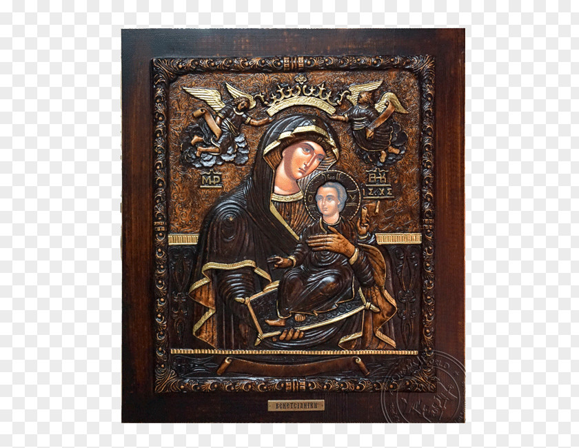 Virgin Mary Painting Picture Frames Stock Photography PNG