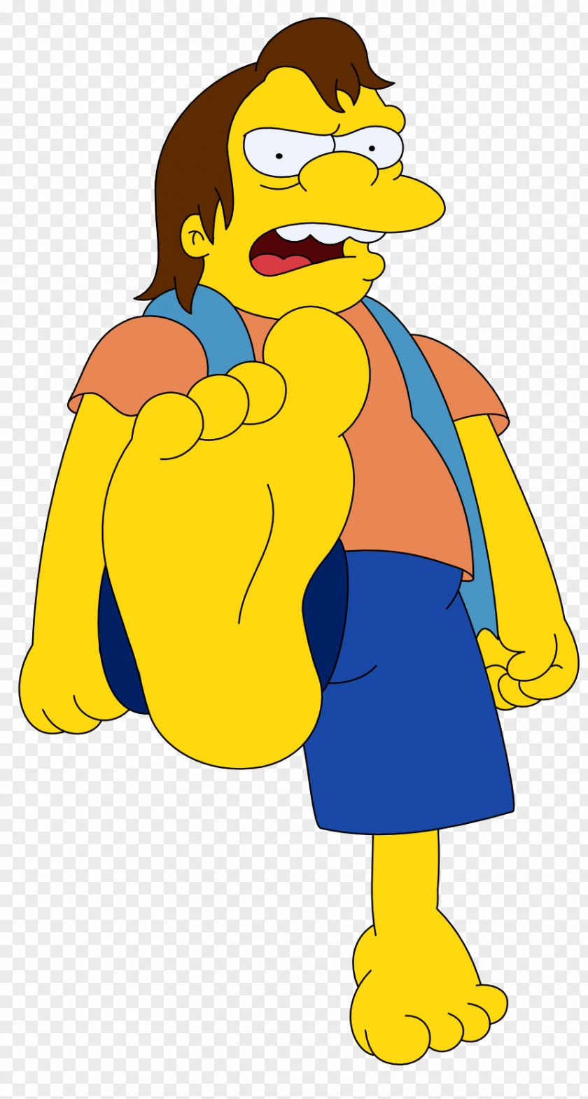 Bart Simpson Nelson Muntz Marge Homer Lisa PNG