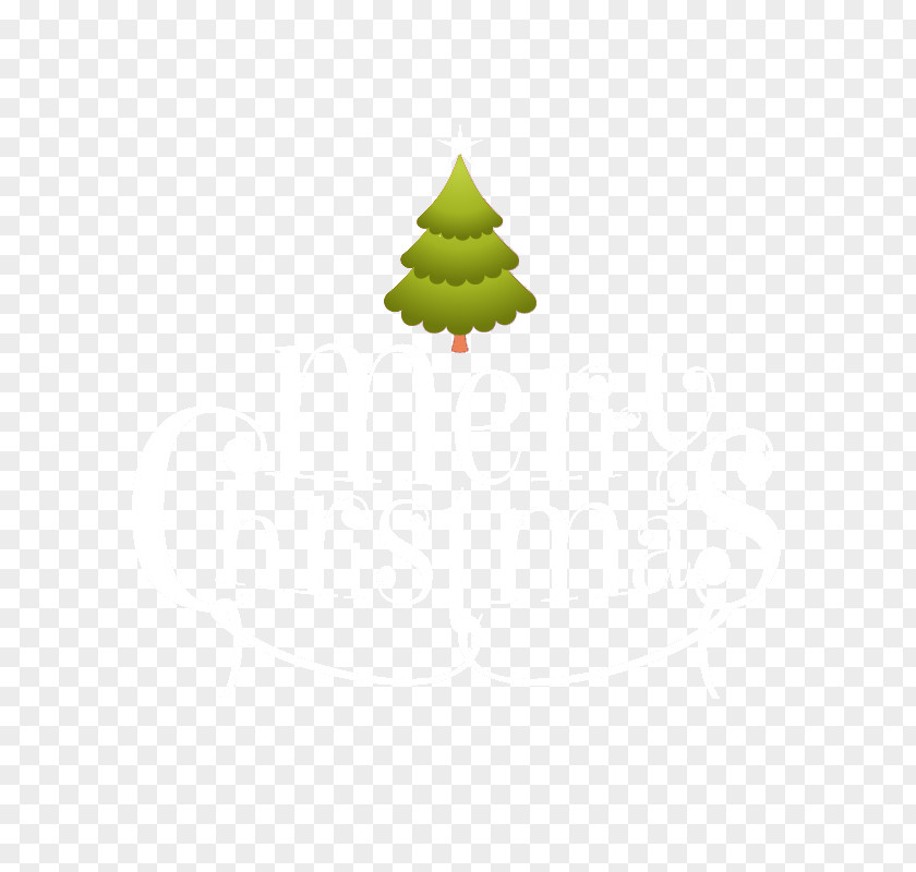 Cartoon Christmas Tree Pine Ornament PNG