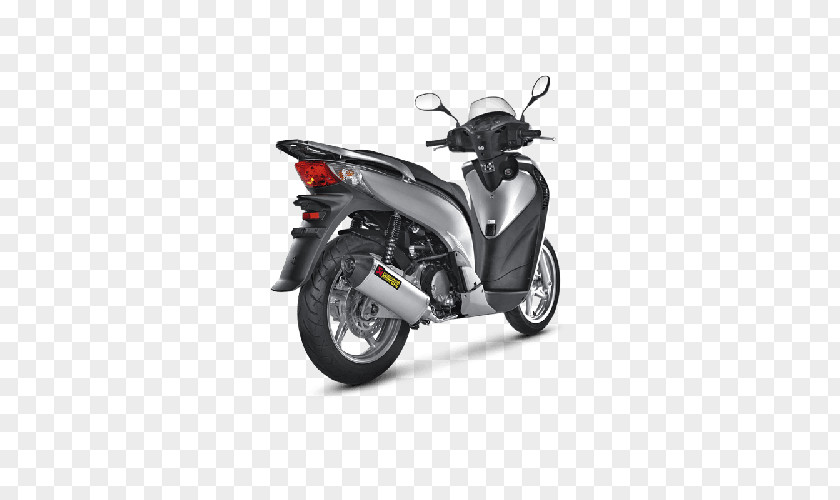 Honda Exhaust System SH150i Scooter PNG