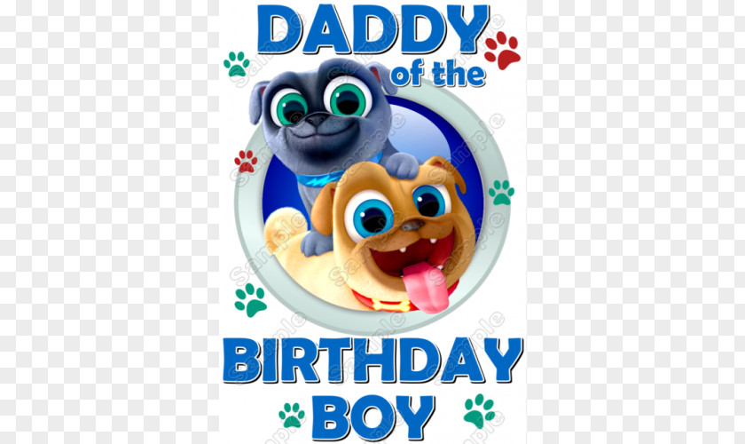 Puppy Dog Pals Pug T-shirt Iron-on Birthday PNG