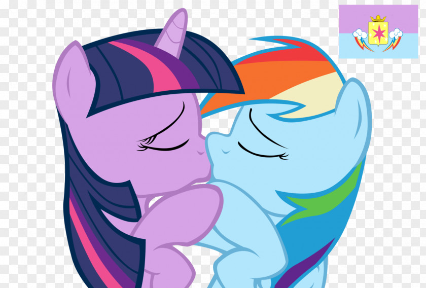 Rainbow Kiss Cliparts Dash Pinkie Pie Twilight Sparkle Pony PNG