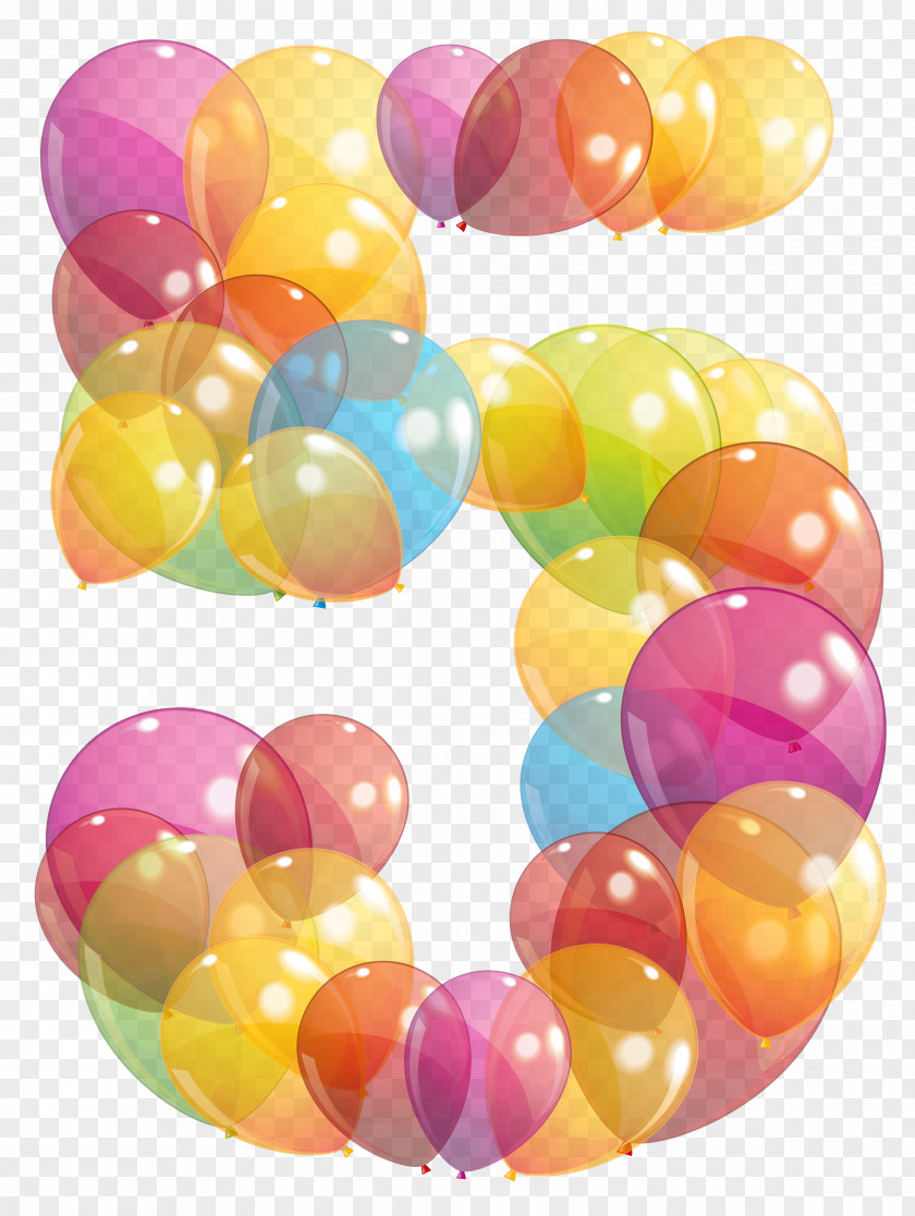 Transparent Five Number Of Balloons PNG Clipart Image Nights At Freddy's 3 A Tale Bloons TD 5 Water Balloon PNG