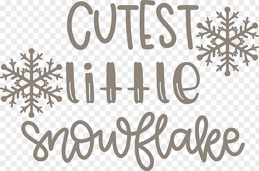 Cutest Snowflake Winter Snow PNG