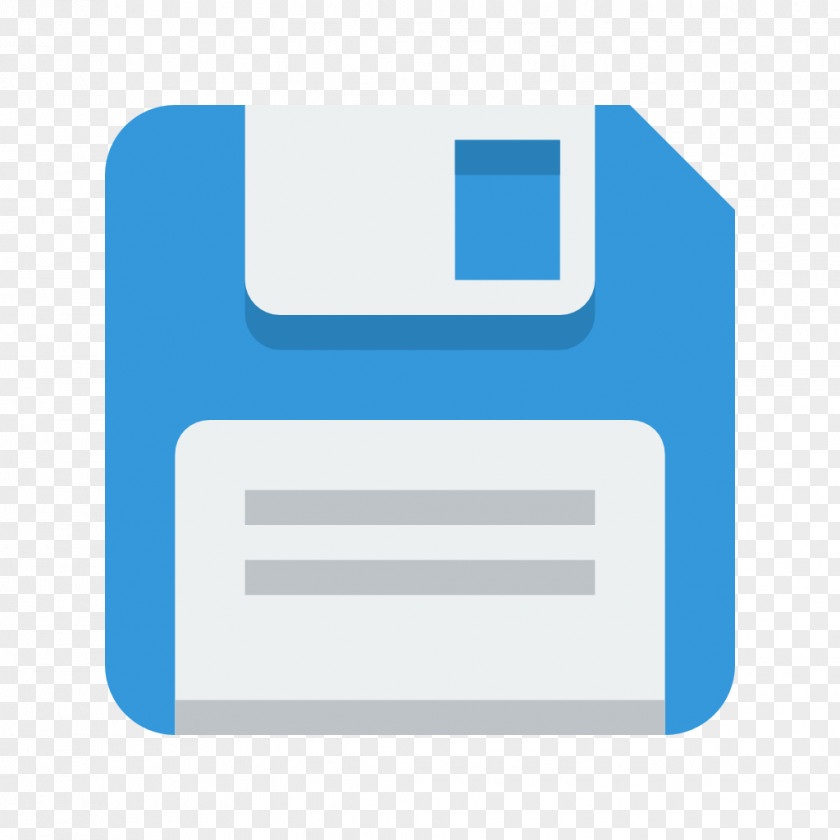Floppy Blue Computer Icon Angle Brand PNG