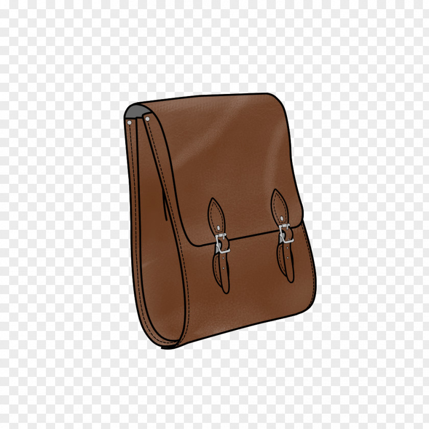 Leather Backpack PNG