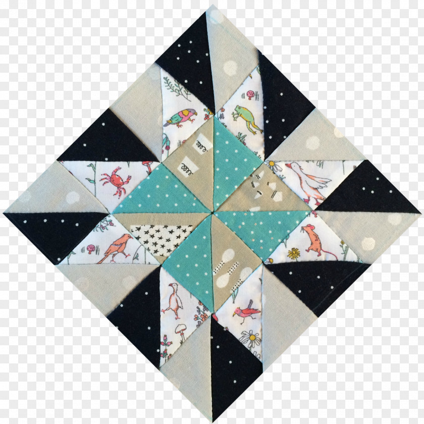 Shelter From Wind And Rain Patchwork Triangle Pattern PNG