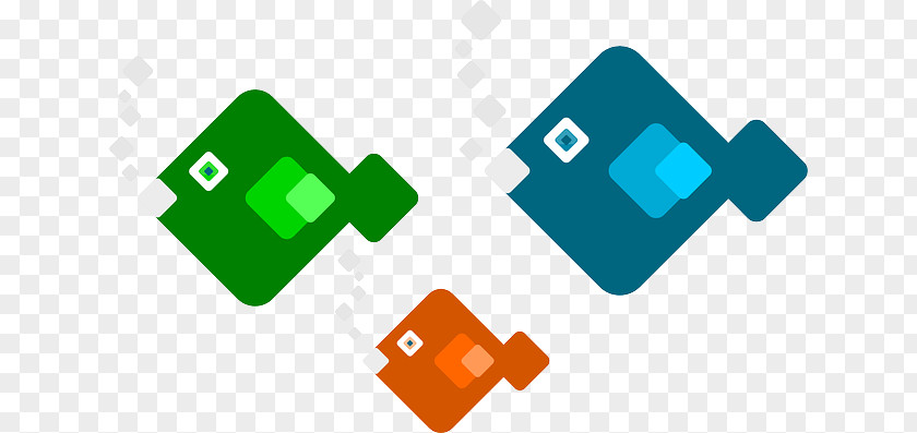 Square Vector Fish Clip Art PNG