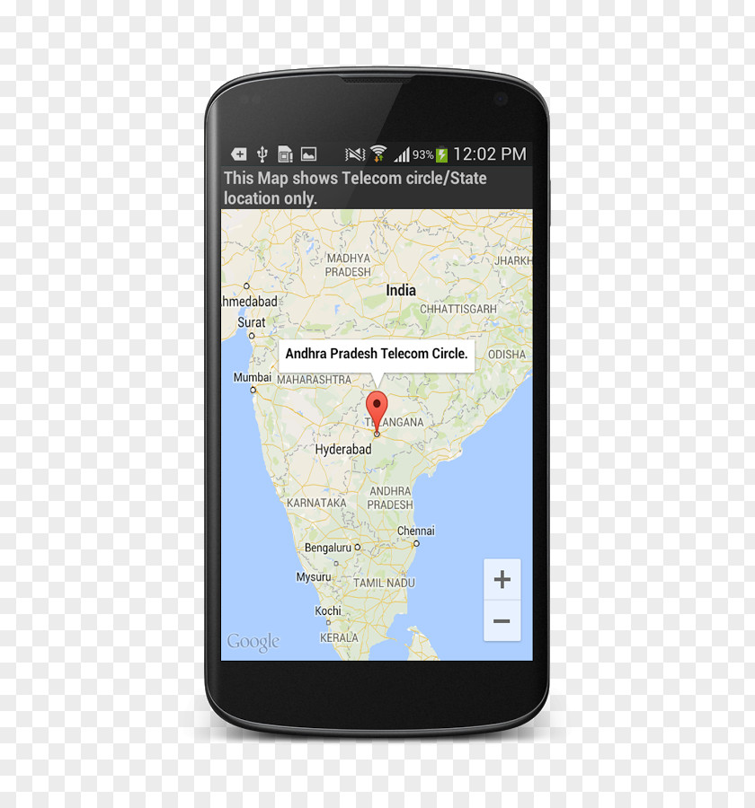Android Mobile Phone Tracking GPS Unit PNG