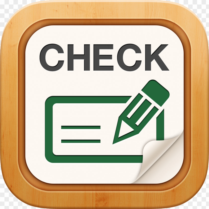 Size Checkbook Icon Mobile App Store Cheque IOS PNG