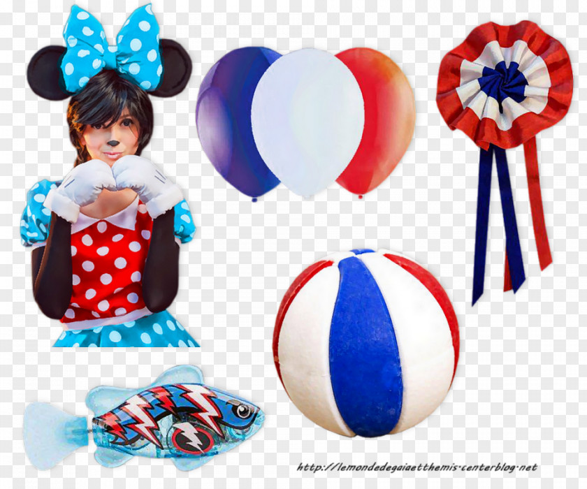 6644 Red Blue White Bastille Day Party PNG