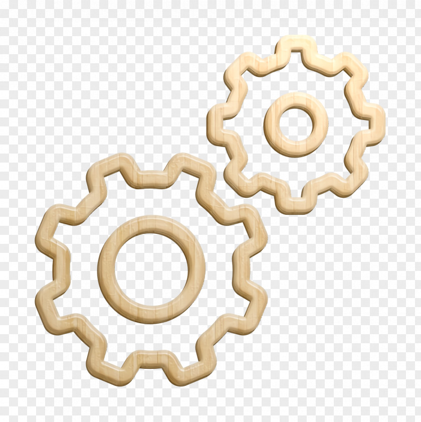 Brass Metal Settings Icon Gear Miscellaneous Elements PNG