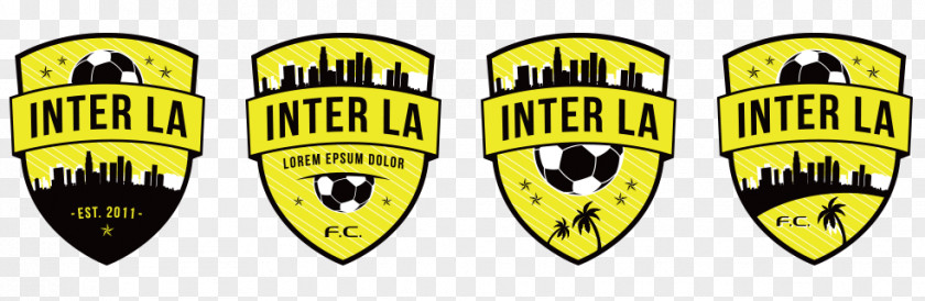 Football Logo Crest Design Idea PNG