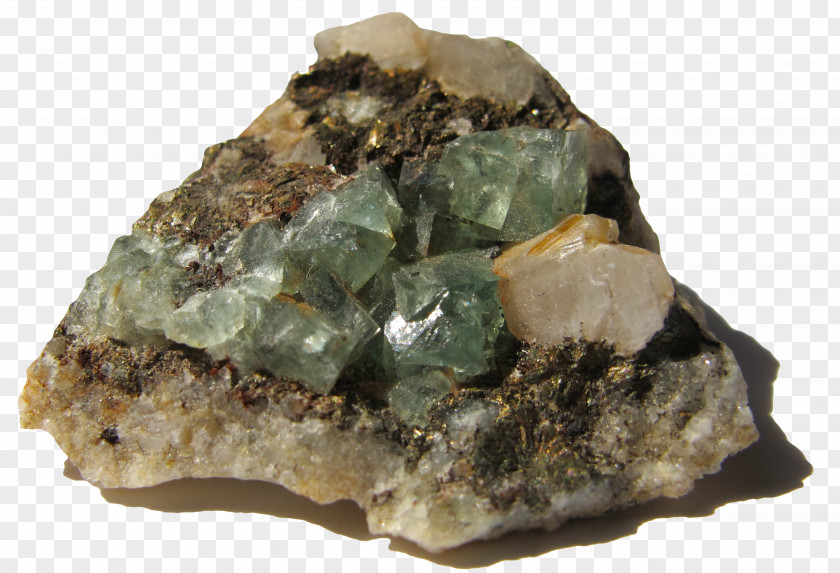 Mineral Fluorite Calcium Fluoride Ore PNG