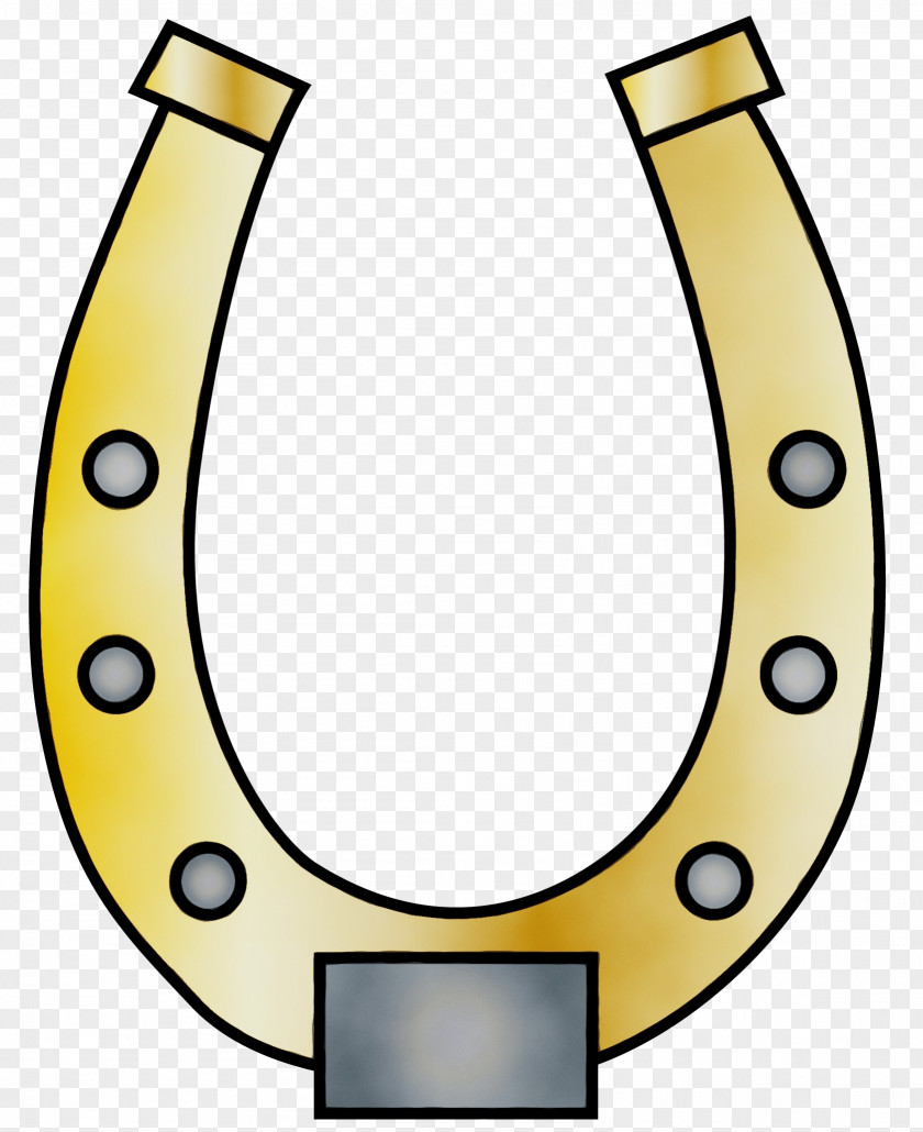 Recreation Horseshoes Watercolor Drawing PNG