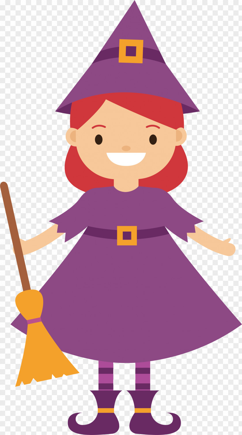 The Purple Witch PNG