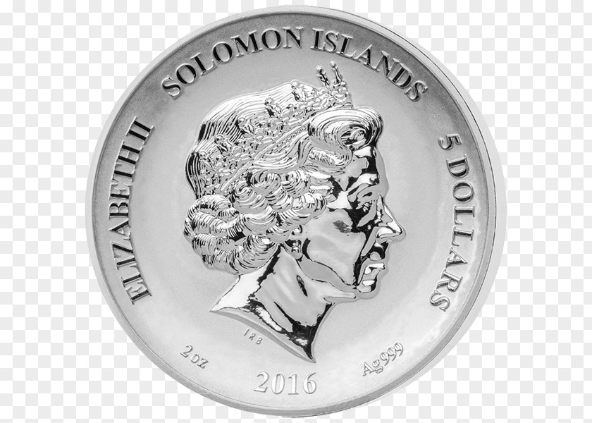 Coin Silver Solomon Islands Legend Mythology PNG