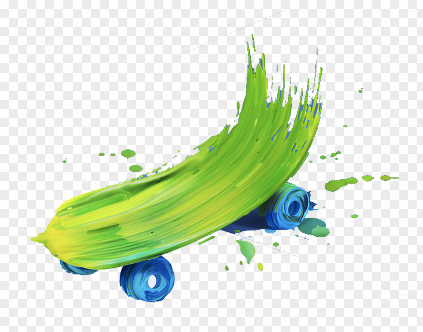 Creative Painting Sculpture Skateboard Art Drawing Illustration PNG