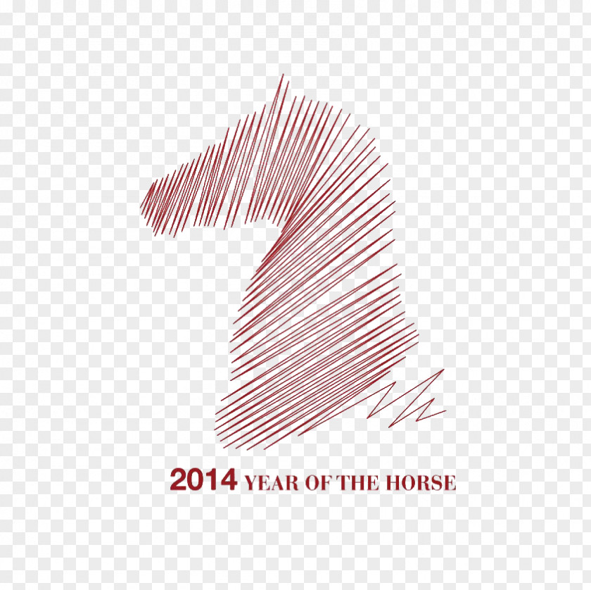 Horsehead Lines Horse Drawing Illustration PNG