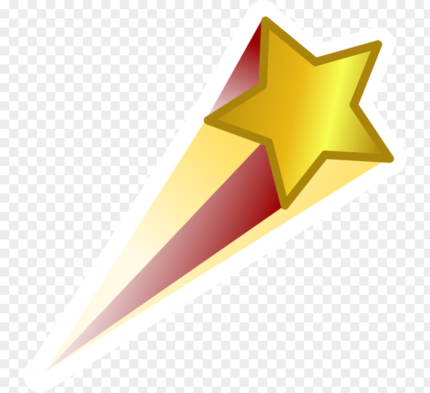 Shooting Star Icon Red Clip Art PNG