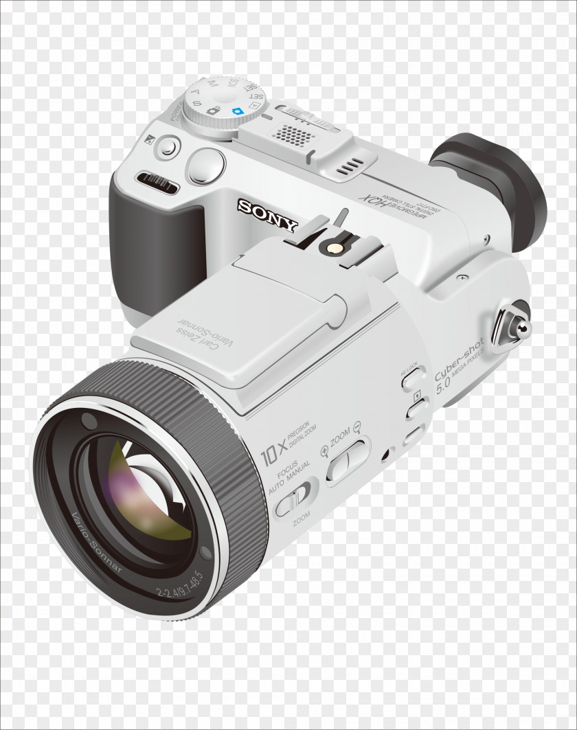 SONYF717 Camera Vector Sony Cyber-shot DSC-F717 DSC-F828 U03b1 PNG