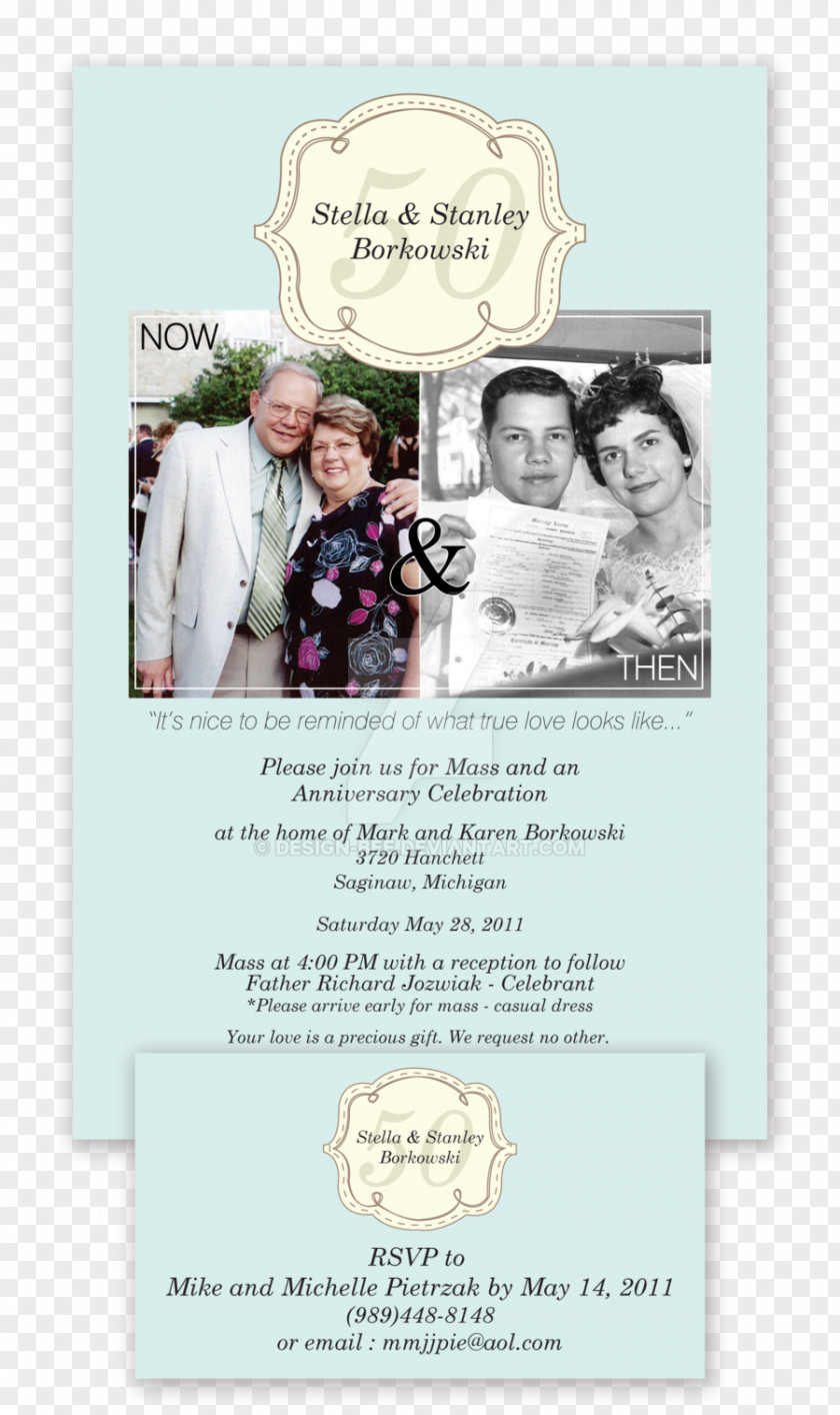 Anniversary Invitation Advertising Wedding Flyer Promotion DeviantArt PNG