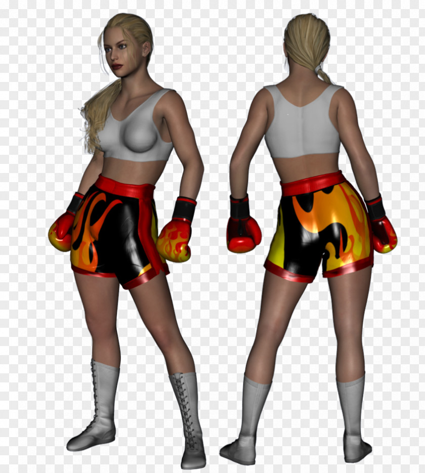 Boxing Women's Pradal Serey Glove Knockout PNG