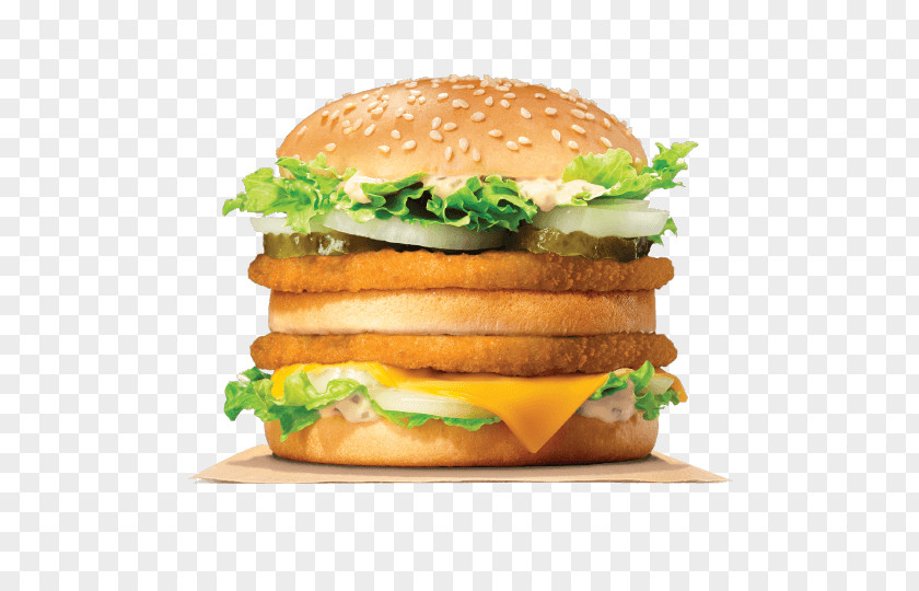 Burger Menu Big King Whopper Hamburger Cheeseburger BK XXL PNG